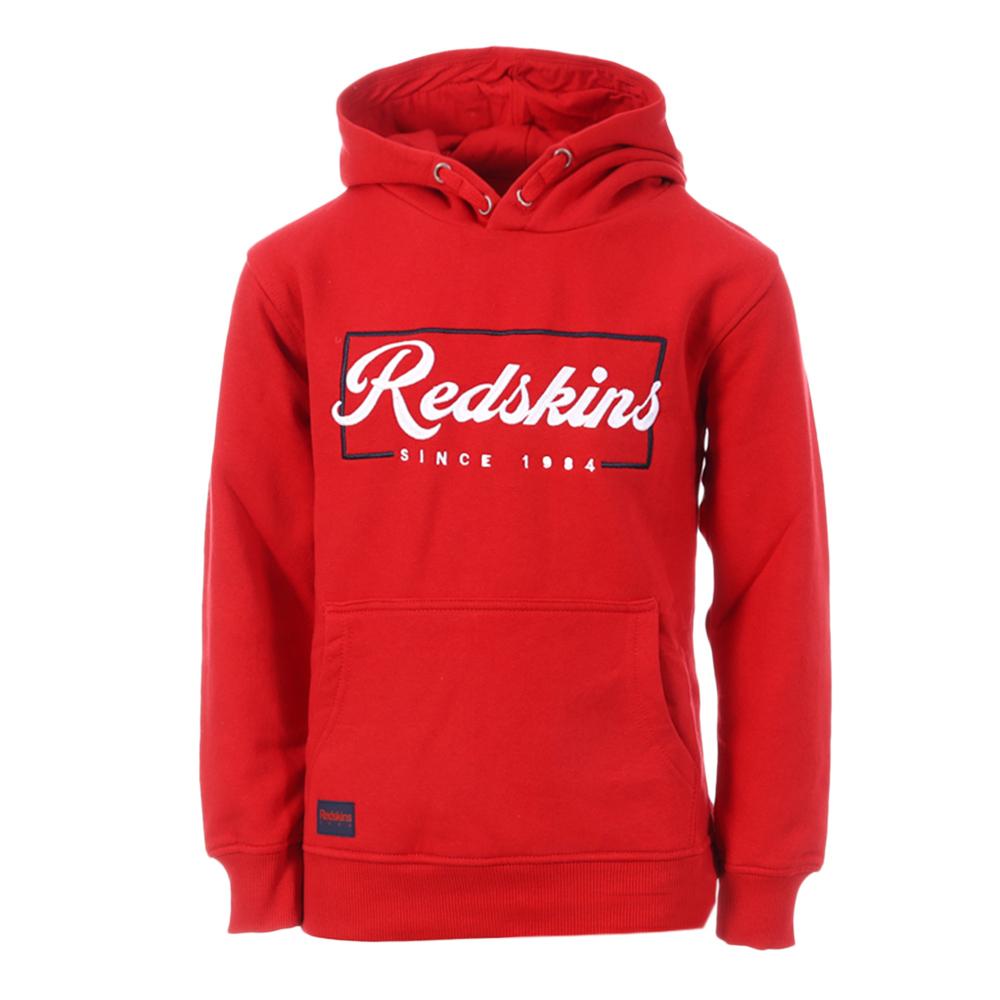 Sweat Rouge Garçon Redskins Hoodie pas cher