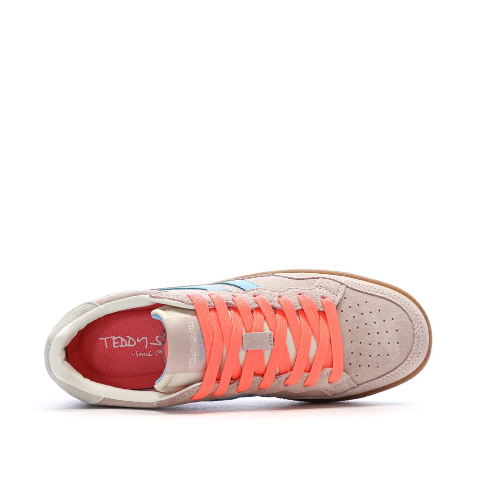 Baskets Rose/Bleu Homme Teddy Smith 120596 vue 4
