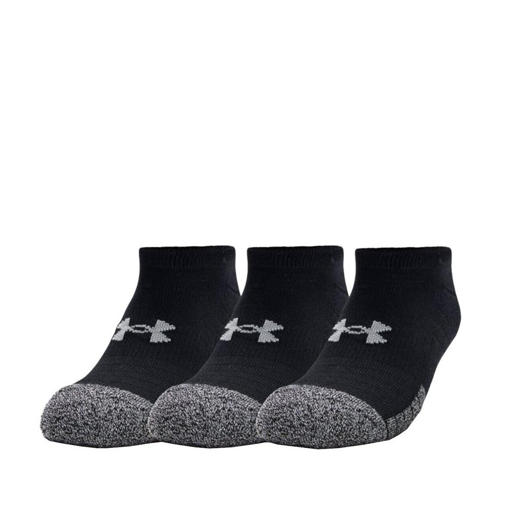 X3 Paires de Chaussettes Noires Homme Under Armour Heatgear 1346753 pas cher