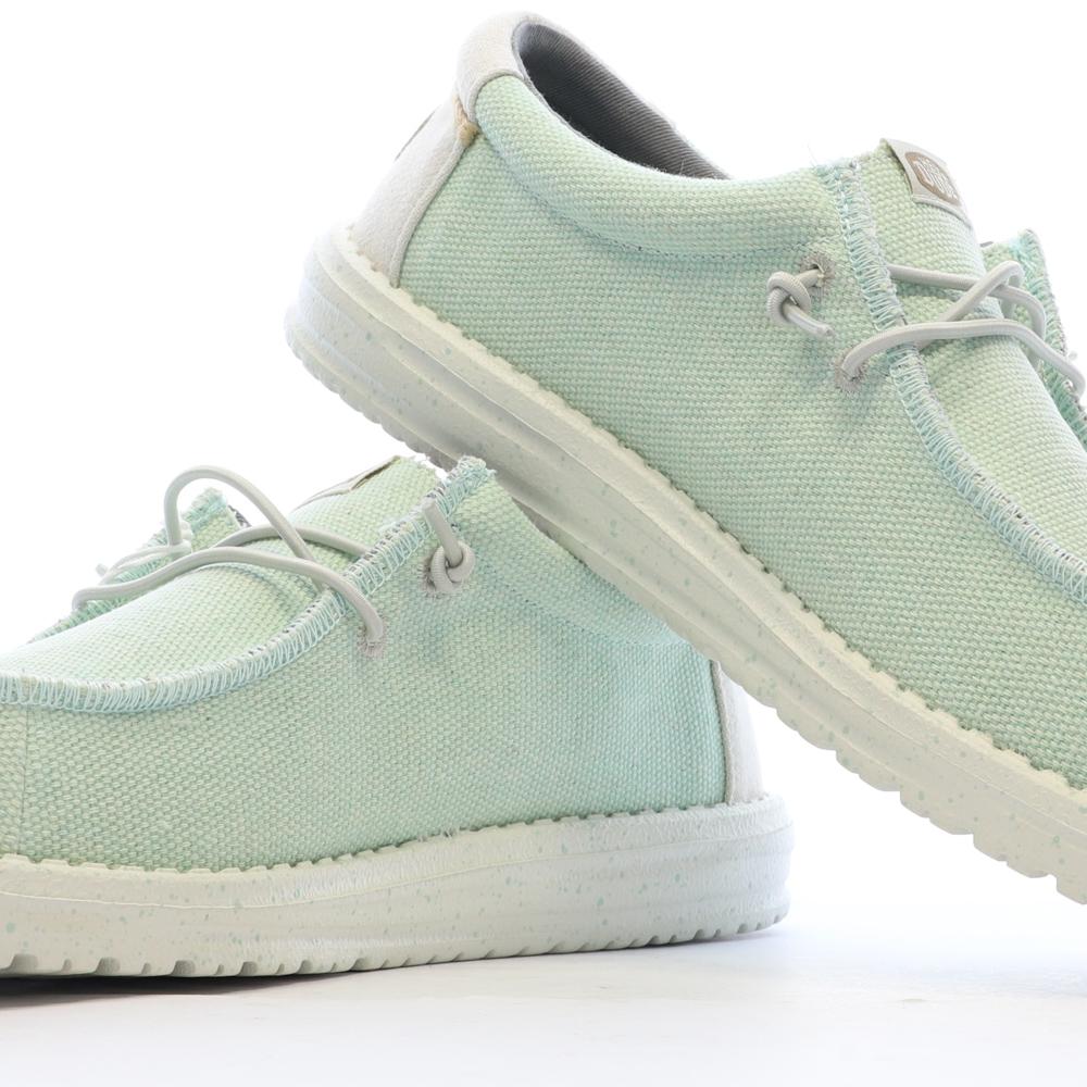Chaussures Vert/Blanc Homme Hey Dude Stone vue 7
