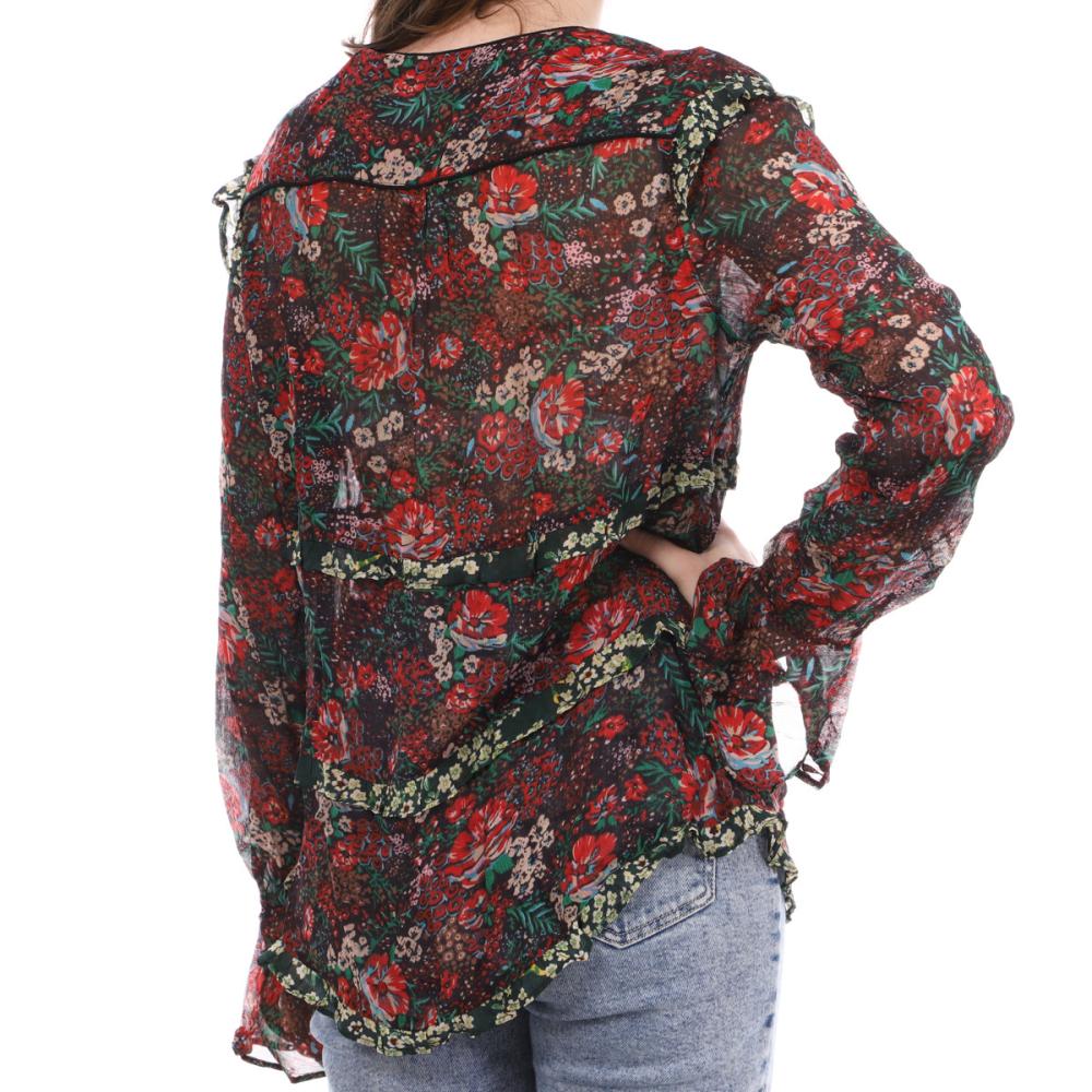 Blouse à Fleurs/Léopard Femme Scotch & Soda vue 2