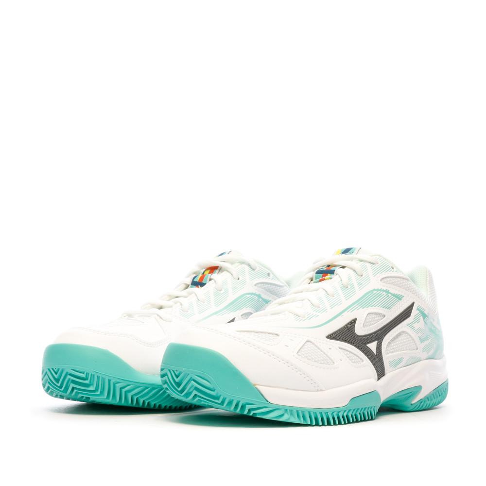 Chaussures de Padel Blanches Femme Mizuno Break Shot vue 6