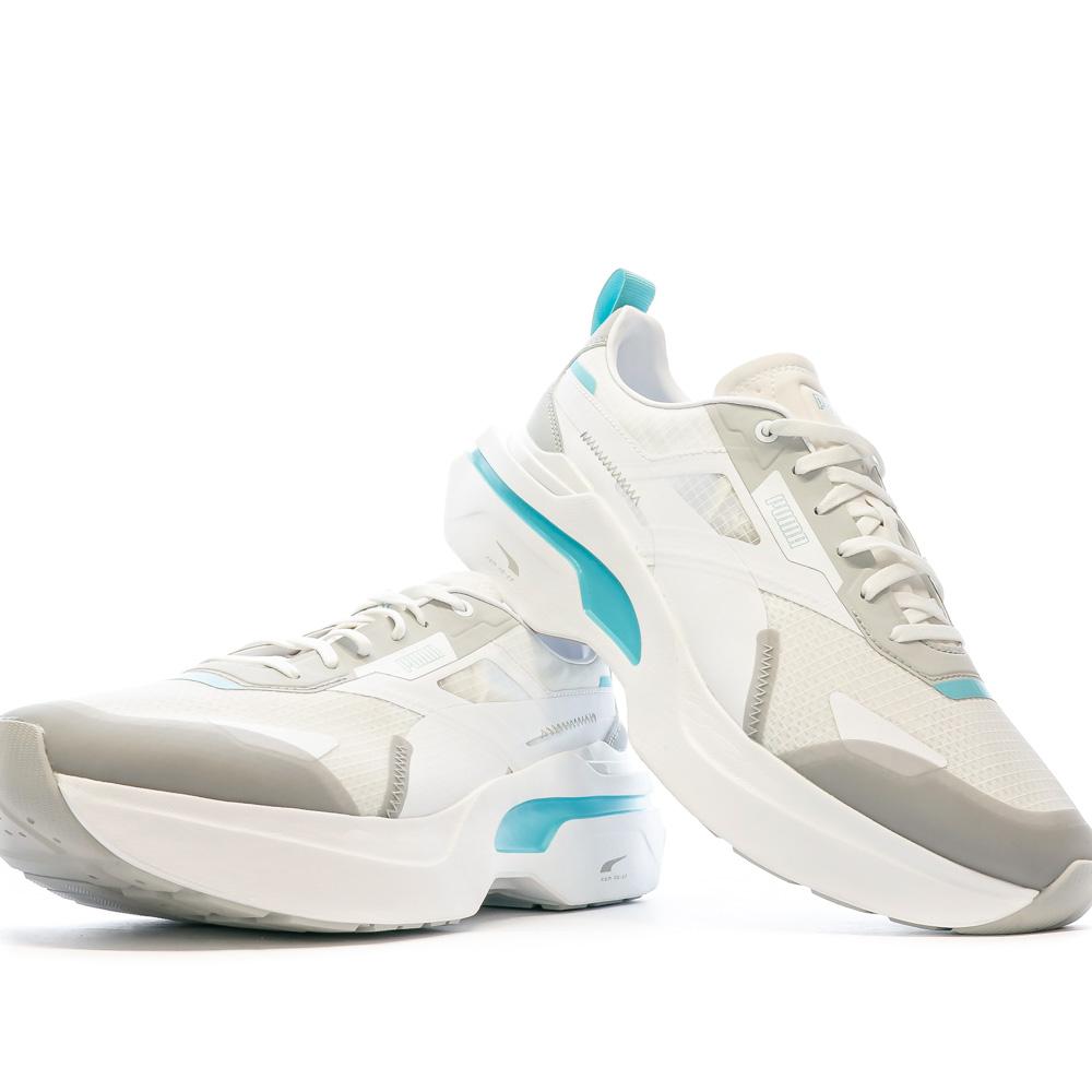 Baskets Blanches/Bleu Homme Puma Kosmo Rider vue 7