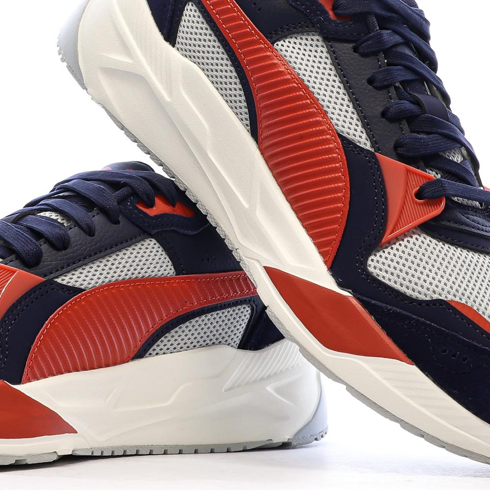 Baskets Noire/Rouges/Grises Homme Puma Trinity vue 7