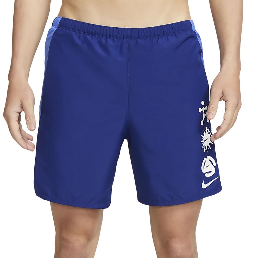 Short Bleu Homme Nike Chllngr pas cher