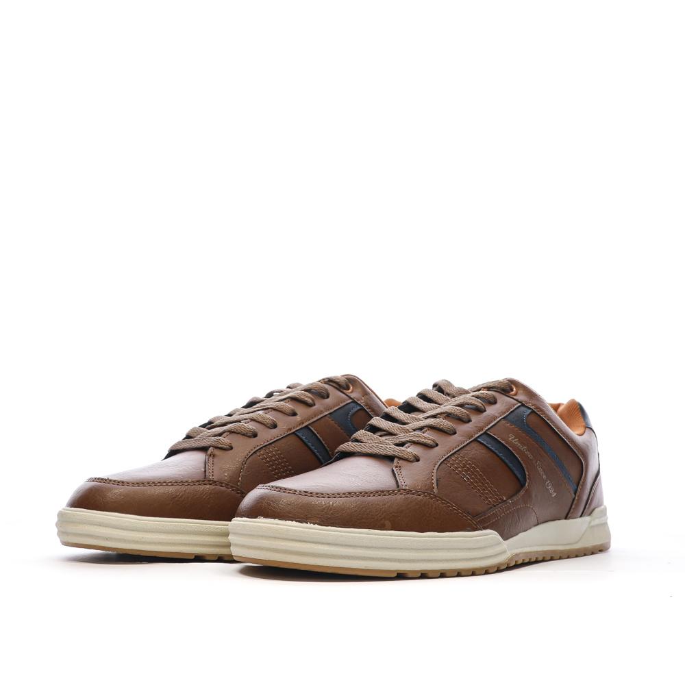 Baskets Marron/Marine Homme Umbro Jade Net vue 6