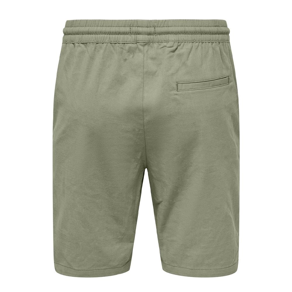 Short Kaki Homme Only & Sons Capri vue 2