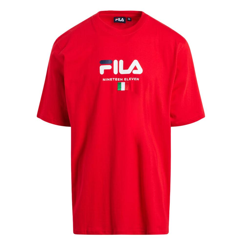 T-shirt Rouge Homme Fila Trellis pas cher