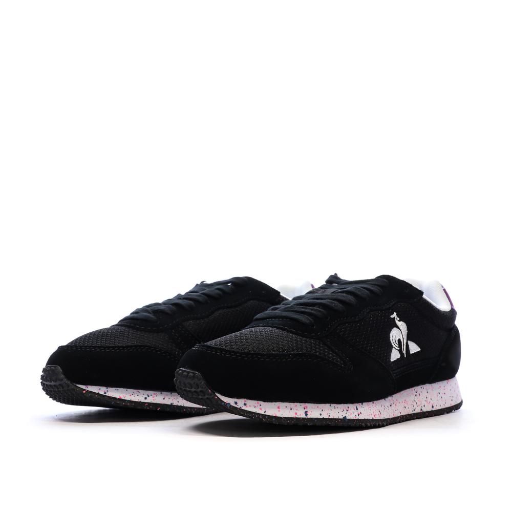 Baskets Noires Femme Le Coq Sportif Alpha vue 6