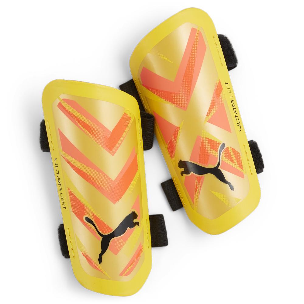Protège-tibia Jaune/Orange/Noir Enfant Puma Ultra Light Strap pas cher