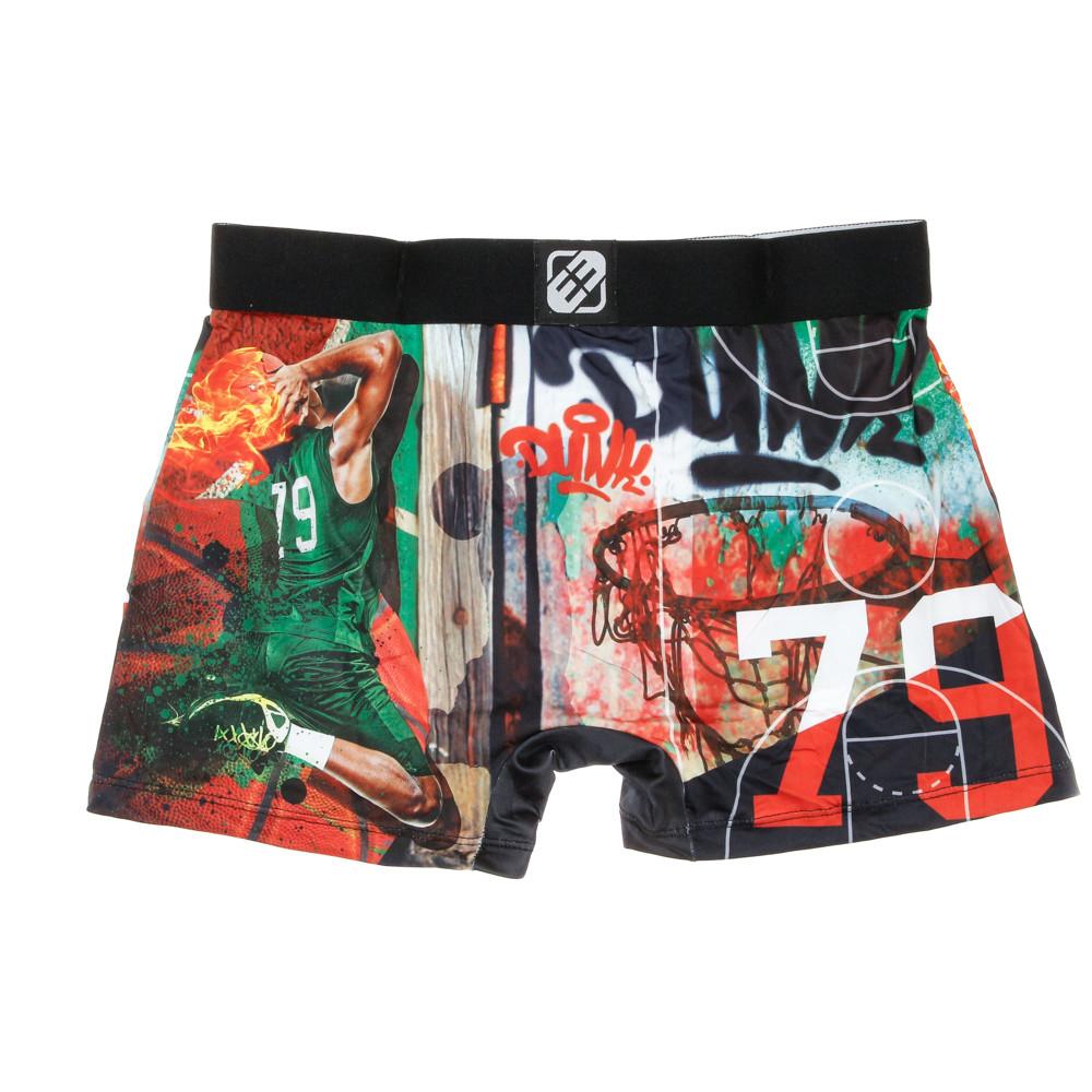 Boxer Noir/Rouge Homme Freegun Basket-ball vue 2