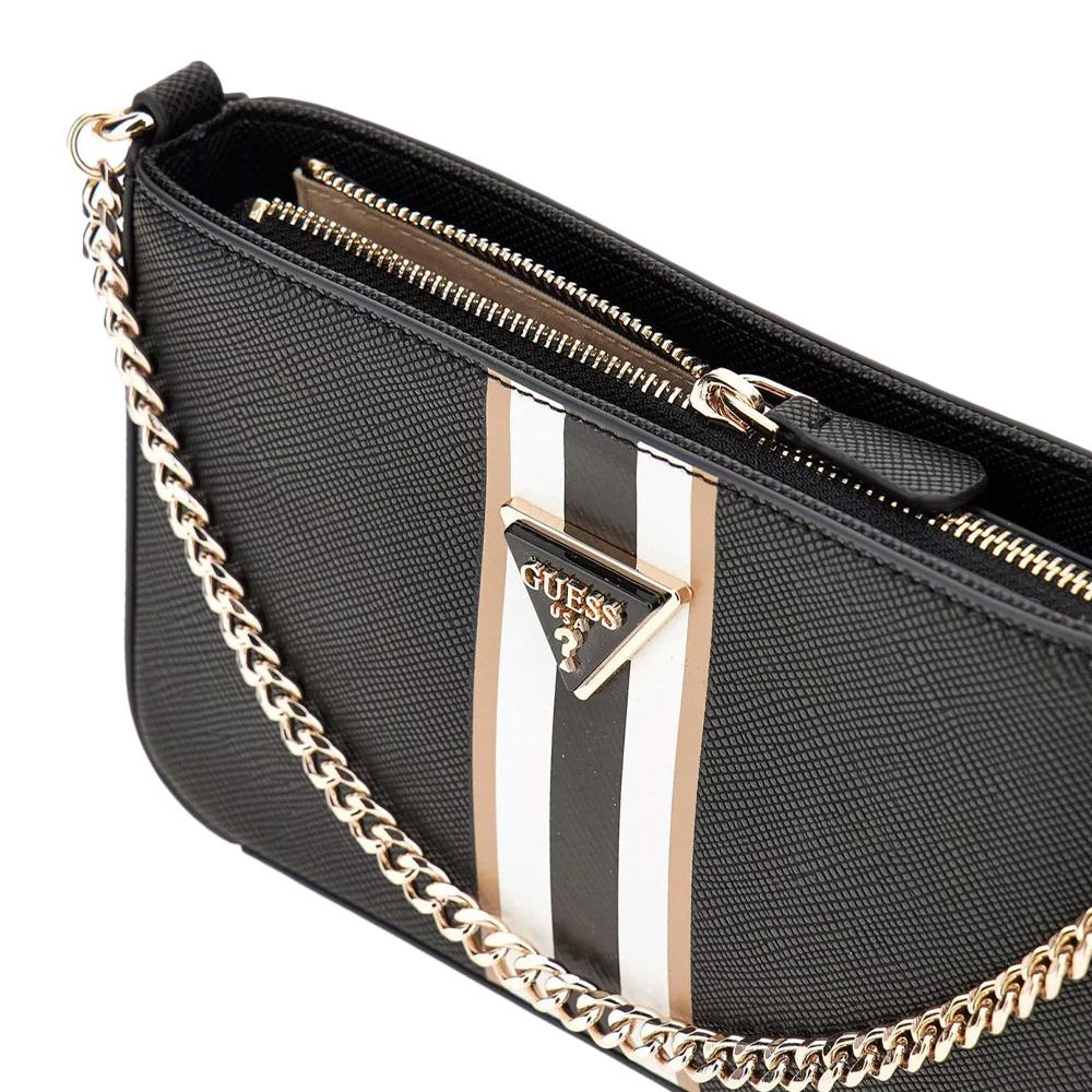 Sac à main Noir/Blanc Femme Guess Noelle vue 3