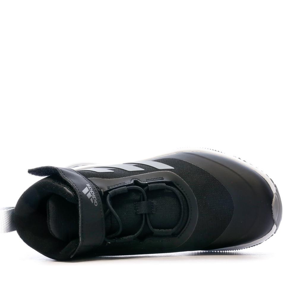 Baskets Noir Montante Garçon Adidas Fortarun vue 4