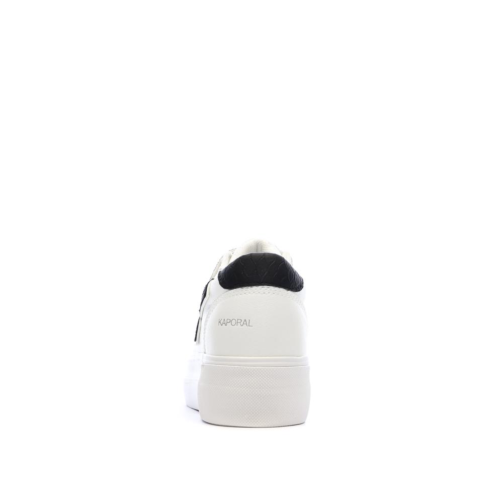 Baskets Blanche Plateforme Femme Kaporal Clovia vue 3