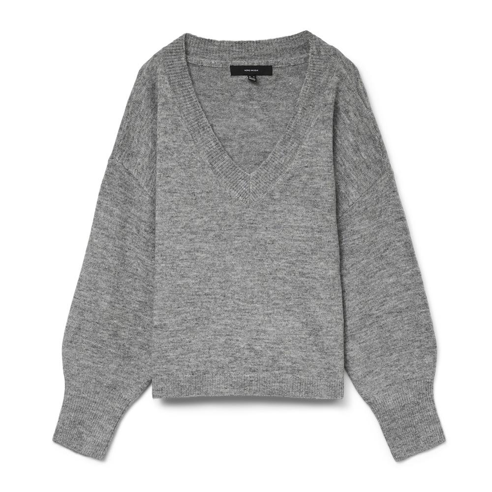 Pull Gris Femme Vero Moda Jupiter vue 3