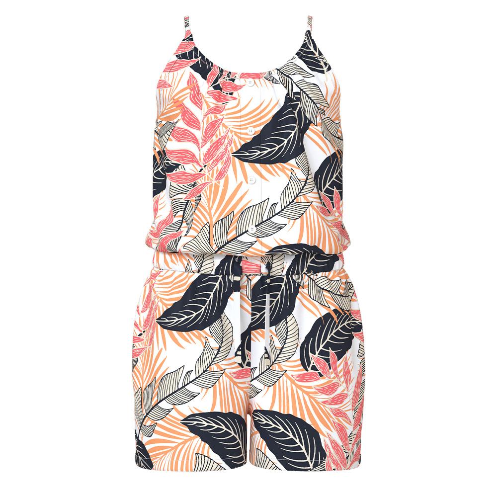 Combishort Blanches à fleurs Fille Name It Vinayafra pas cher