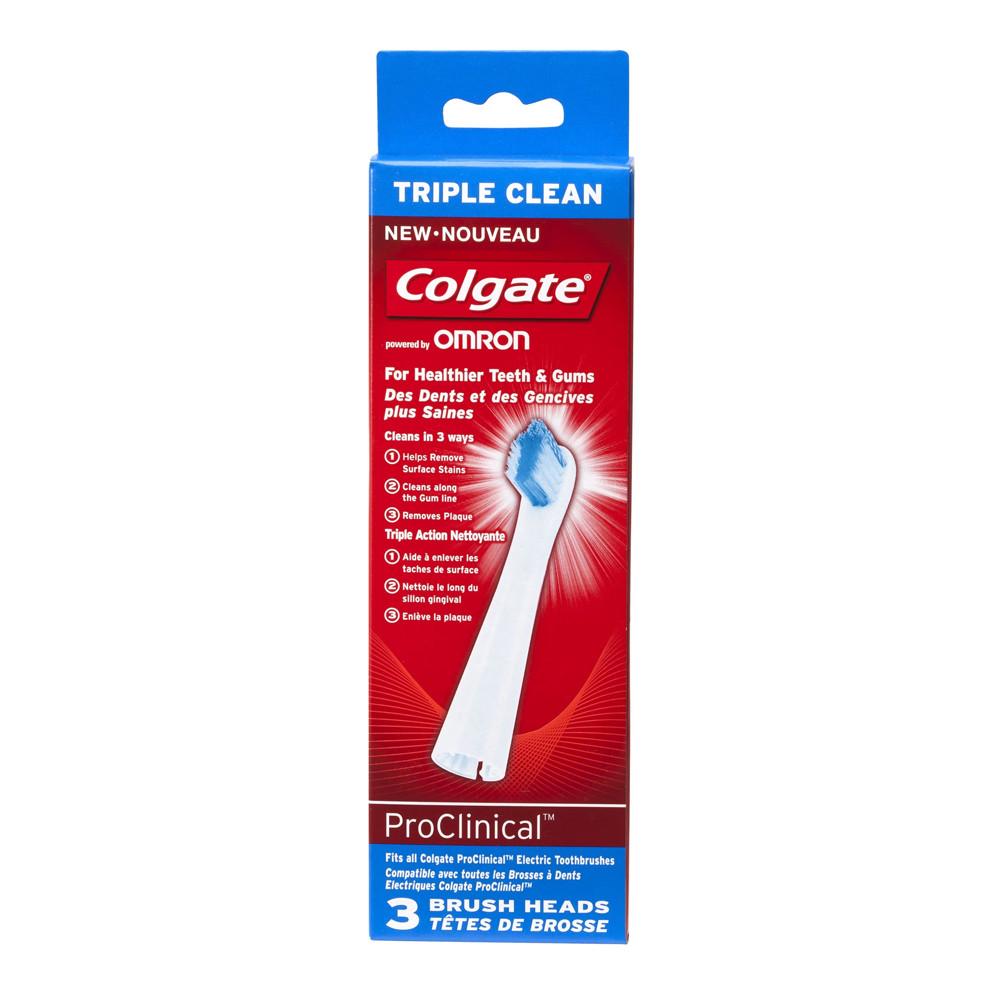 x3 Brossettes de Rechange Colgate Omron pas cher