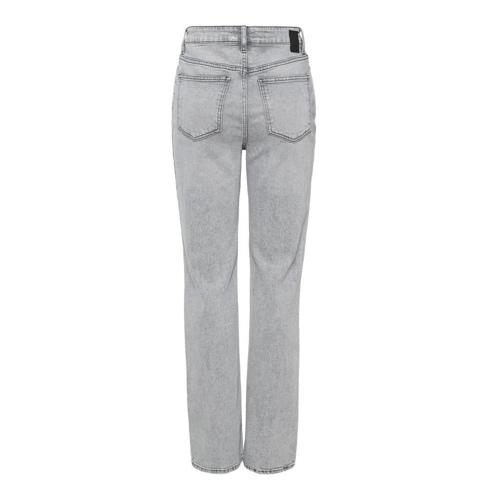 Jean Droit Gris Femme Pieces Kelly vue 2