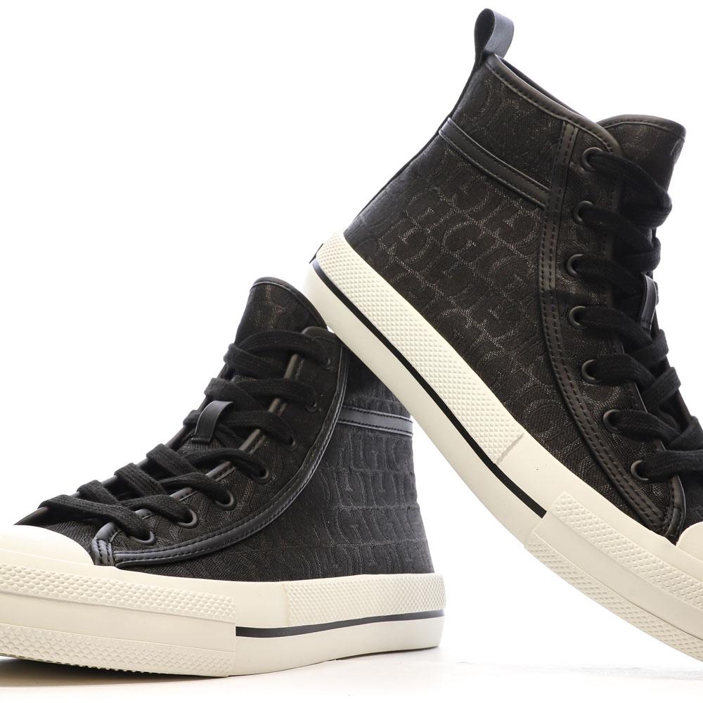 Baskets Noires Femme Guess Colyn vue 7