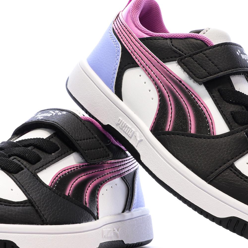 Zapatillas deportivas negras para niña Puma Puma Rebound V6 ver 7