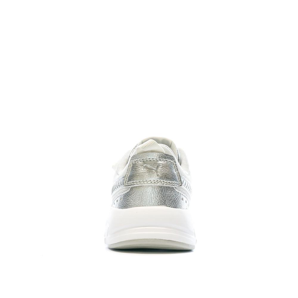 Baskets Argenté Fille Puma Ray Metallic vue 3