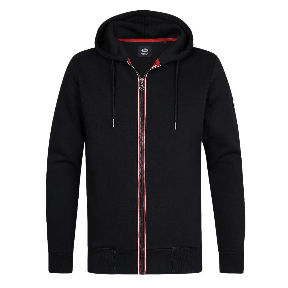 Sweat Zippé Noir Homme Petrol Industries Sweater pas cher