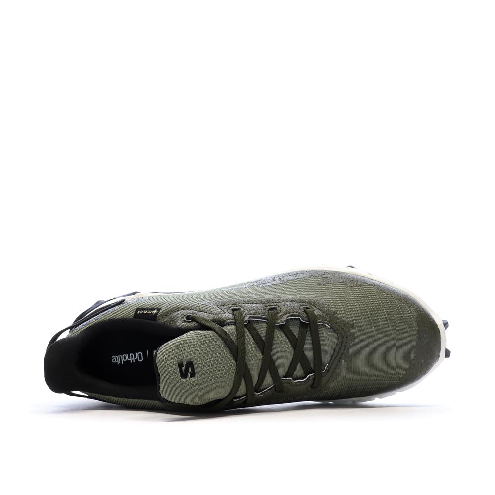 Chaussures de randonnées Kaki Homme Salomon Alphacross 4 vue 4