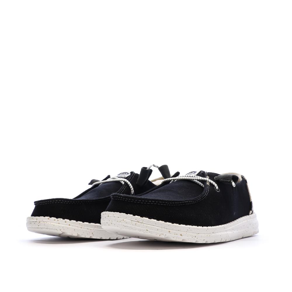Chaussures Noir Femme Hey Dude Blackleopard vue 6