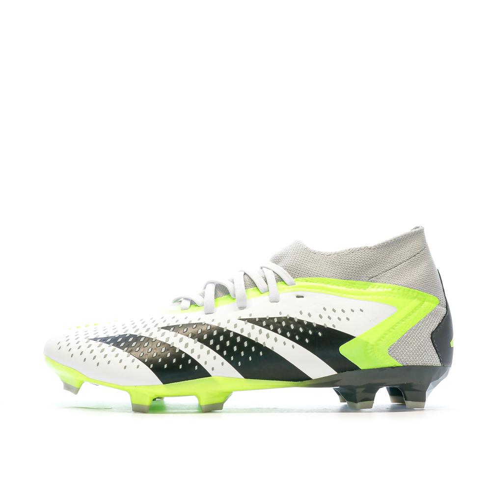 Chaussures de foot Blanc/Vert Homme Predator Accuracy.2 FG pas cher