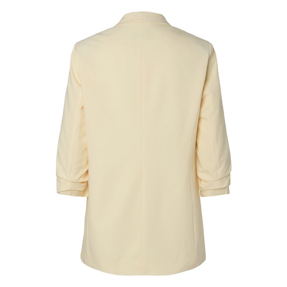 Blazer Jaune Femme Pieces Bosella vue 3
