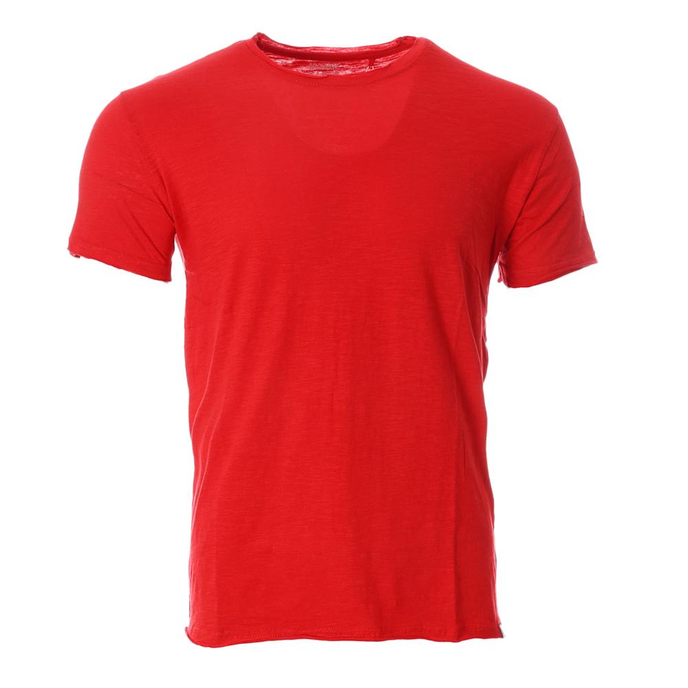 T-shirt Rouge Homme Paname Brothers TED pas cher