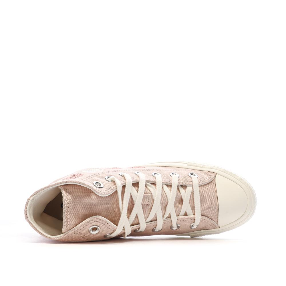 Baskets Roses Femme Converse Chuck Taylor All Star Flamingo vue 4