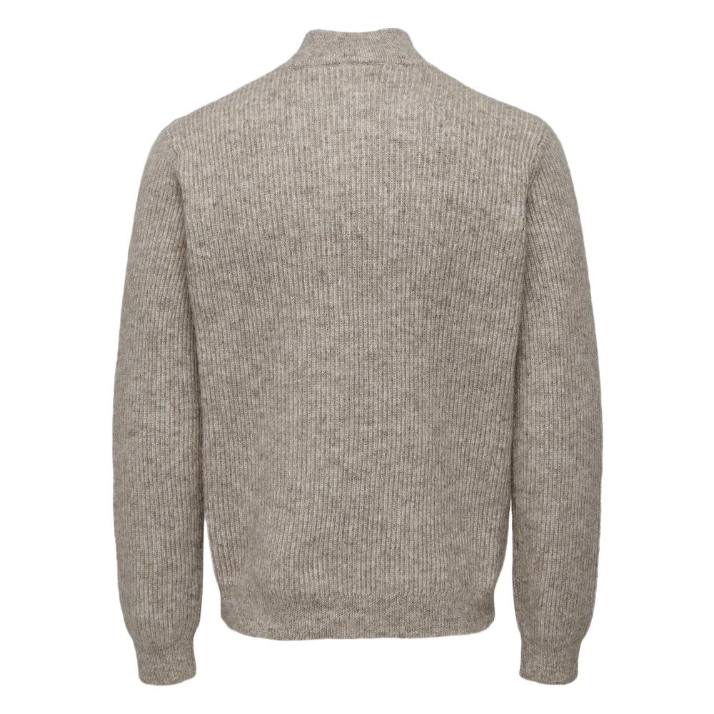 Pull Marron Homme Only & Sons Tegan Vintage vue 2
