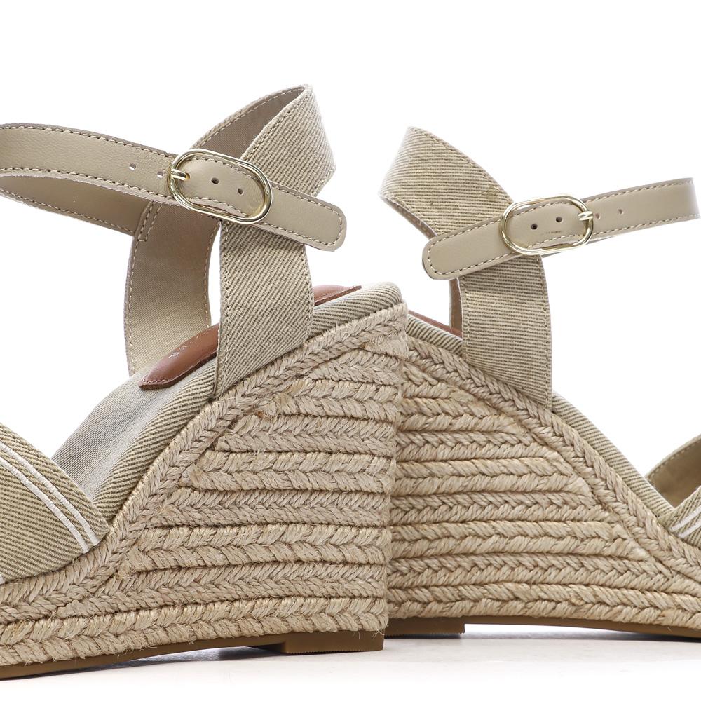 Sandales Compensées Beiges Femme Tommy Hilfiger FW0FW08668 vue 7