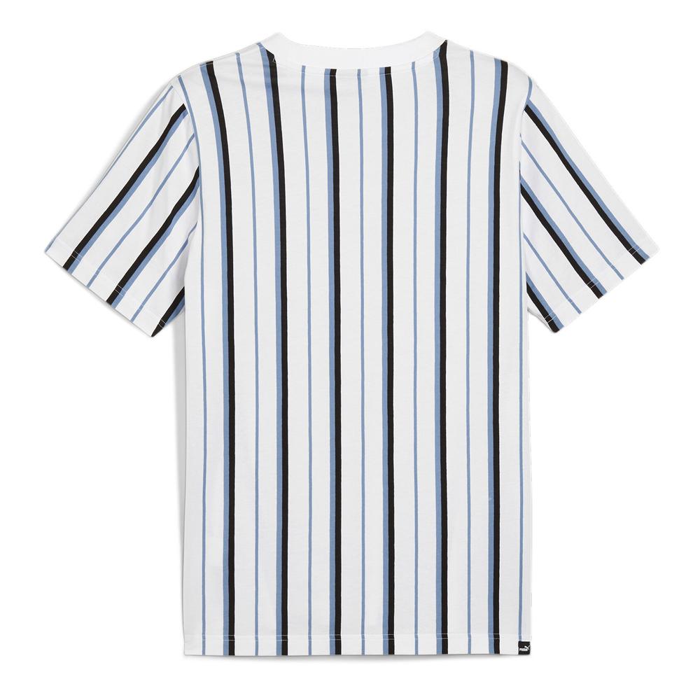 T-shirt Blanc/Bleu/Noir Homme Puma Squad Aop vue 2
