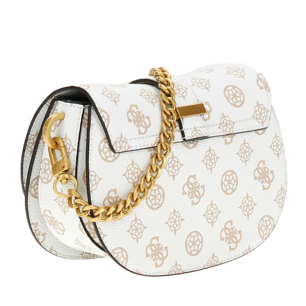 Sac Bandoulière Blanc Femme Guess Kuba vue 2