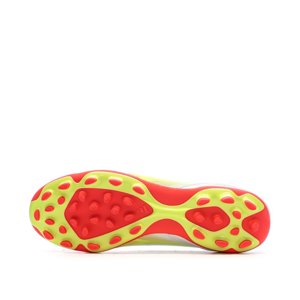 Chaussures de Foot Blanc/Rouge Adidas F50 League 2G/3G AG vue 5