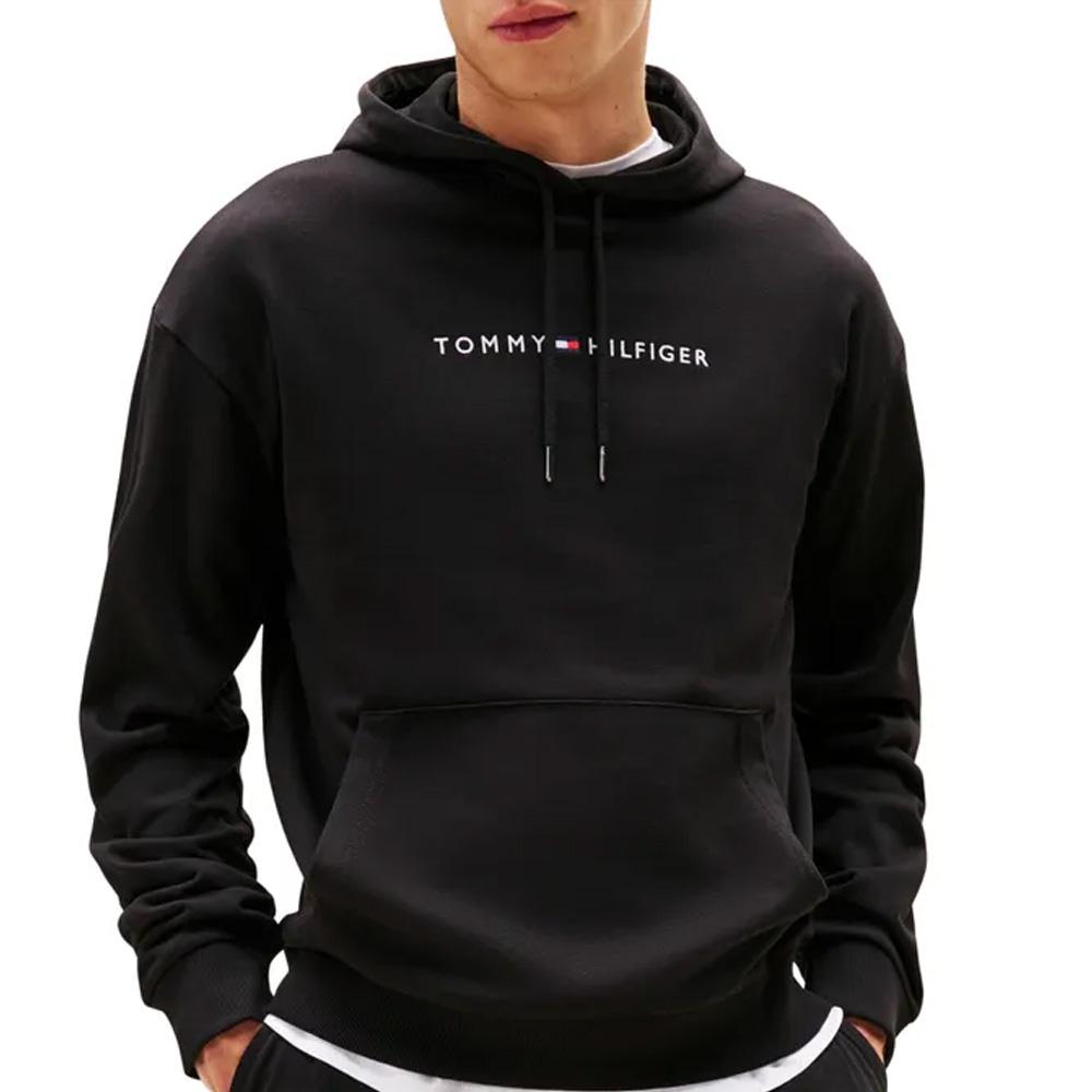 Sweats à Capuche Noir Homme Tommy Hilfiger UM0UM03665 pas cher