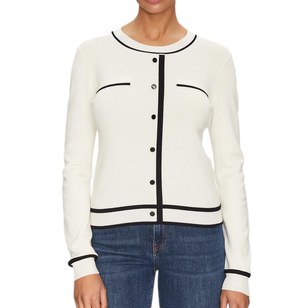 Pull Écru Femme Morgan Bicolore pas cher