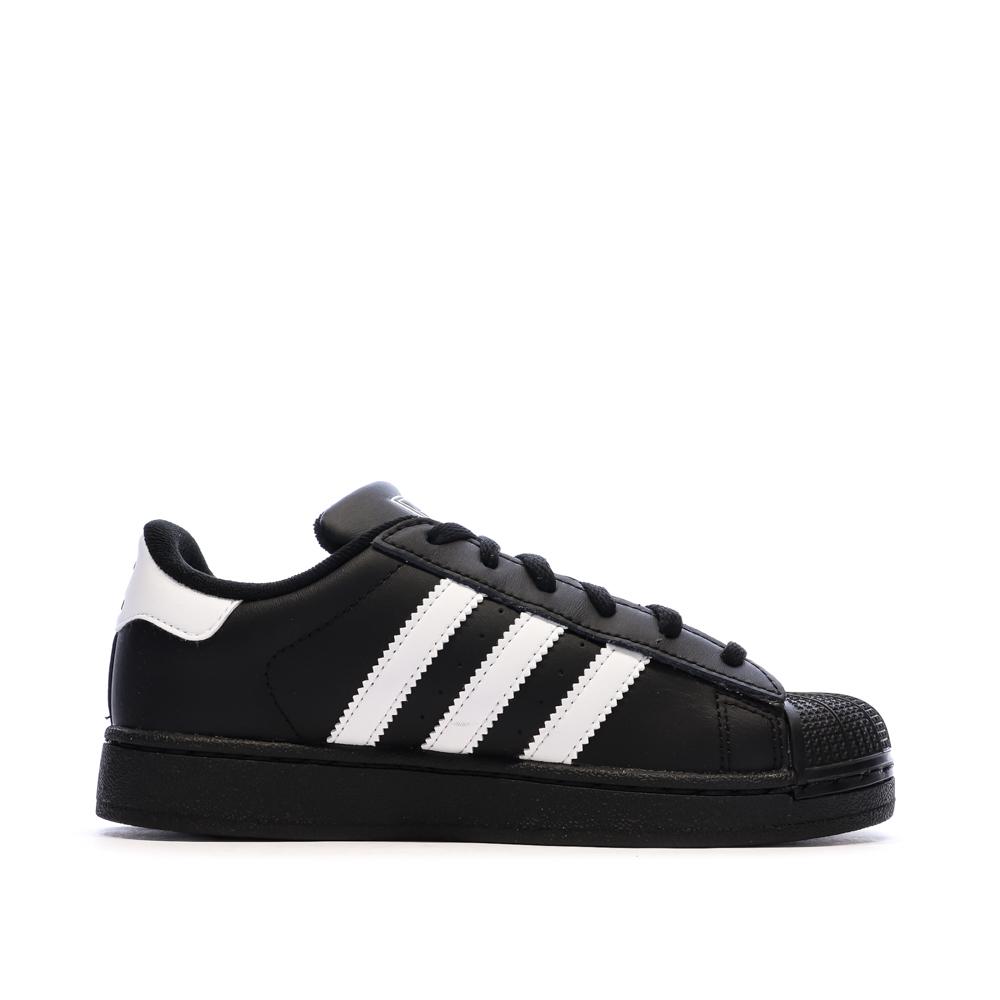 Baskets Superstar Noir/Blanc Mixte Adidas vue 2