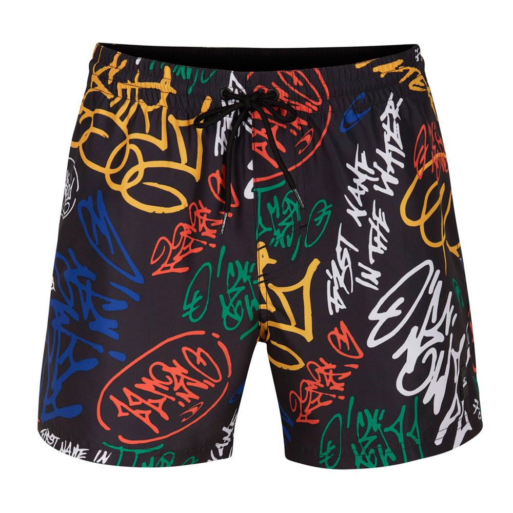 Short de bain Noir Homme O'Neill Graffiti pas cher