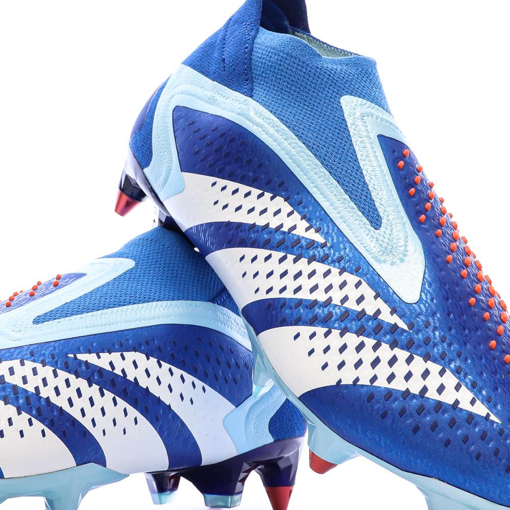 Chaussures de Foot Bleu Homme Adidas Predator Accuracy+ SG vue 7