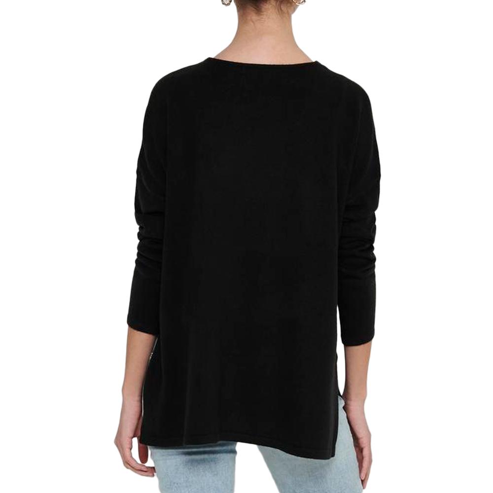 Pull Noir Femme Only Amalia vue 2
