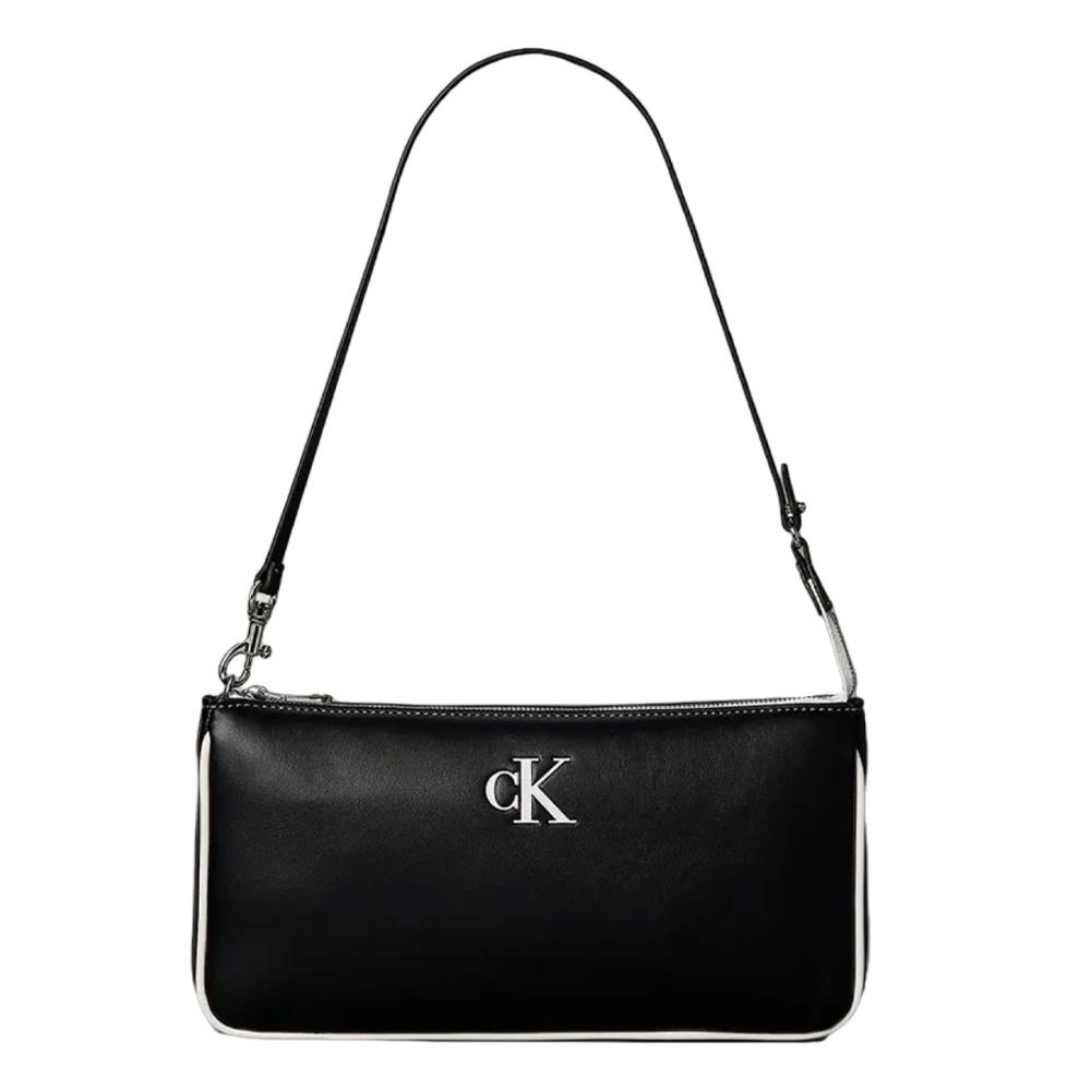 Calvin Klein Jeans Contrast CK Black Women’s Handbag affordable