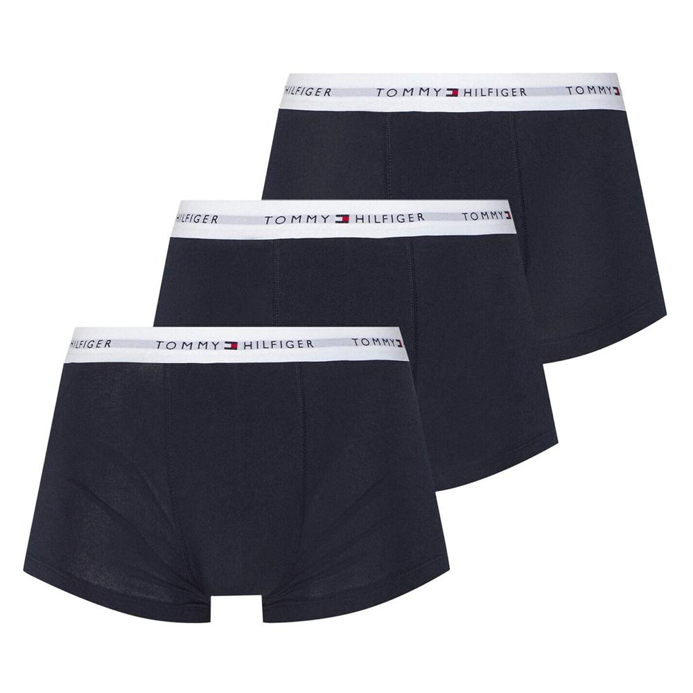 x3 Boxers Noir/Blanc Homme Tommy Hilfiger Trunk1 pas cher
