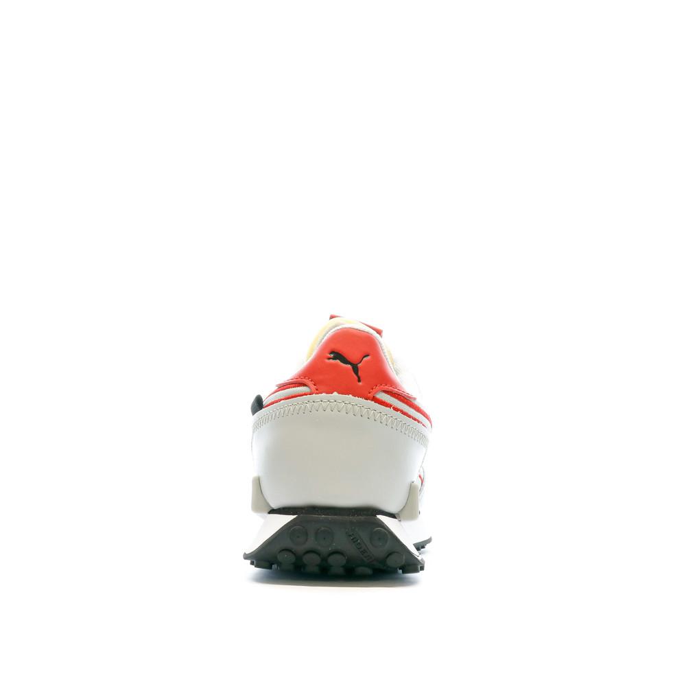 Baskets Gris/Noir/Rouge Homme Puma Future Rider Twofold vue 3