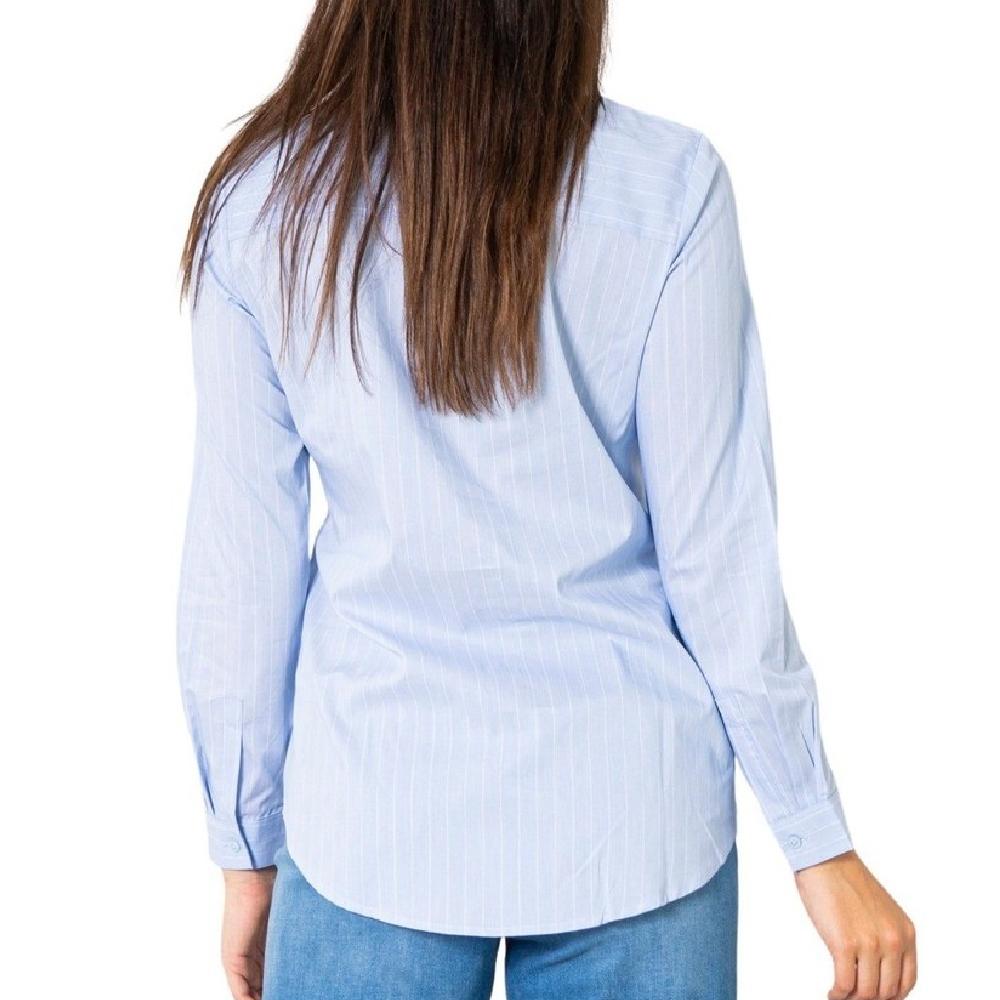 Chemise Bleue à rayures Femme JDY Mio vue 2