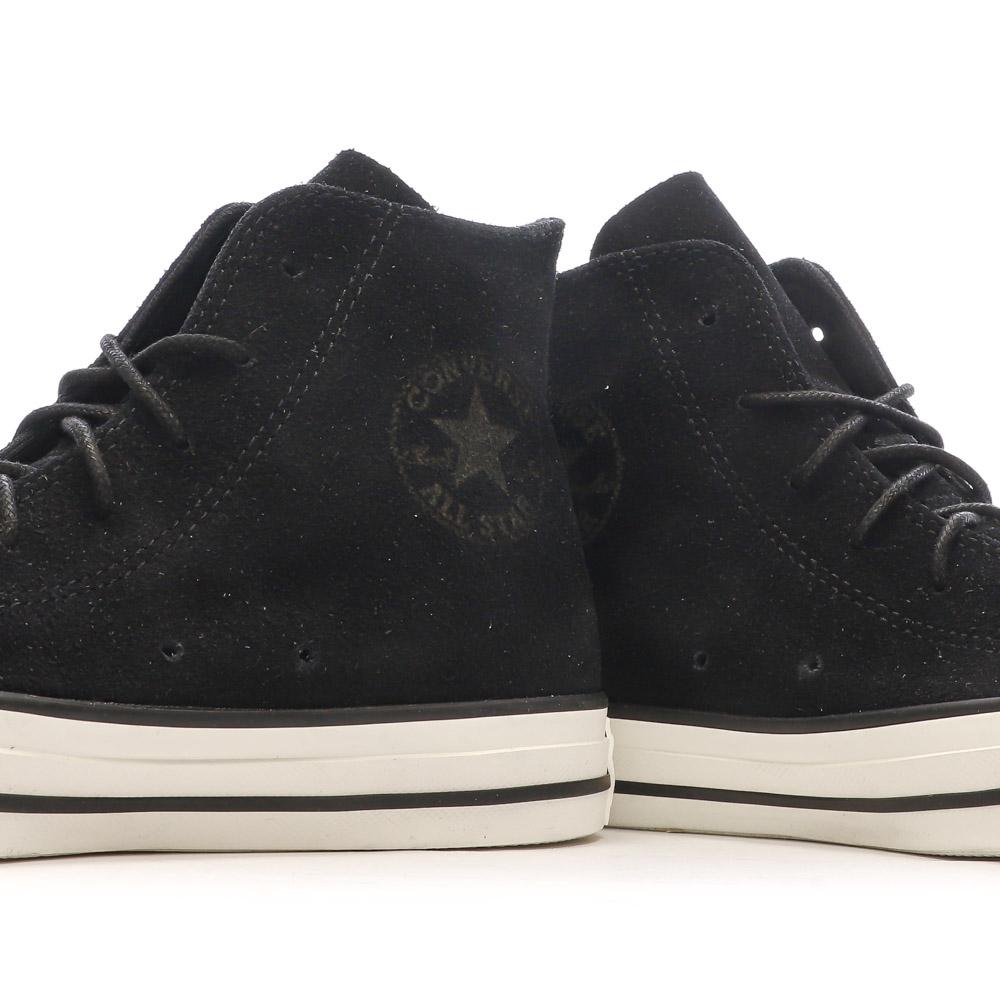 Baskets Noires Femme Converse Chuck Taylor All Star Mono Suede vue 7