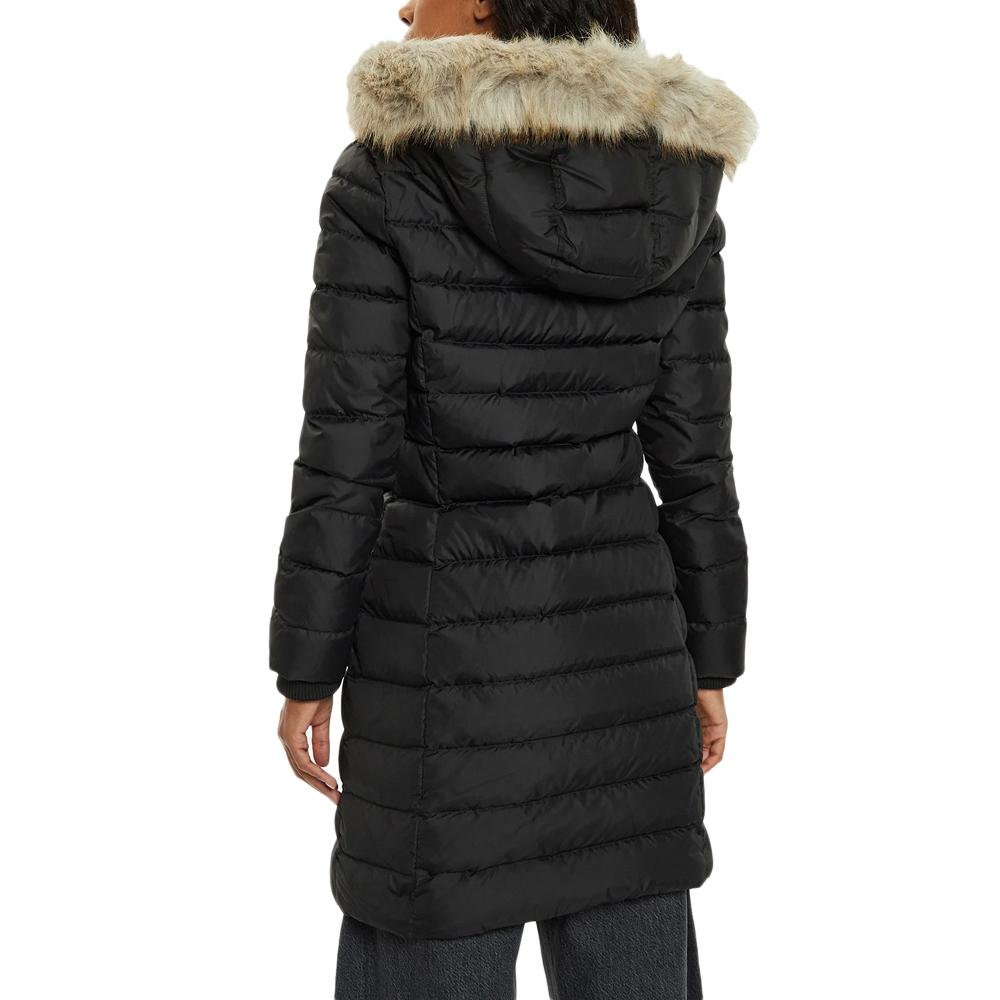 Doudoune Noire Femme Tommy Hilfiger Hooded vue 2