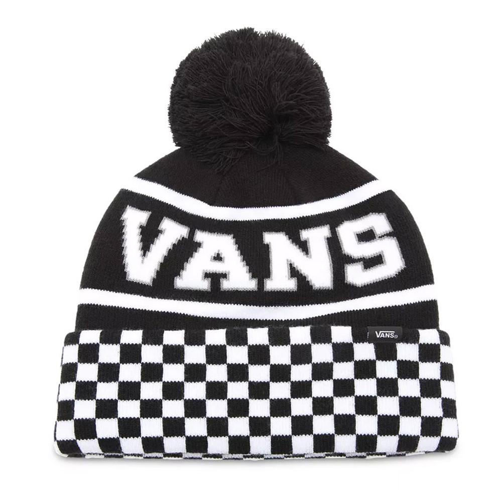 Bonnet Noir Femme Vans Spirit Pom pas cher